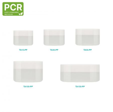 Pot de crème rond PCR-PP